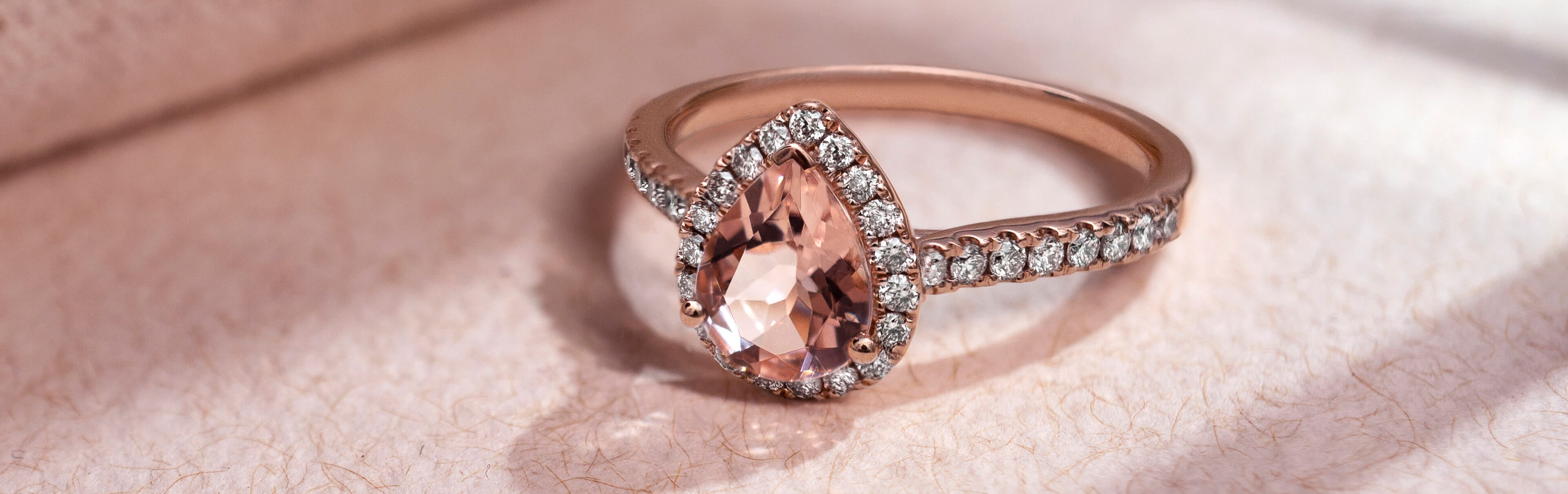 Pink and chocolate diamond on sale rings